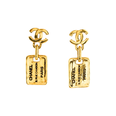 CC Vintage 1980’s Dangle İthal Küpe 
