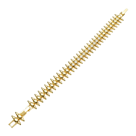 Gold Çivi Model 14K Bileklik