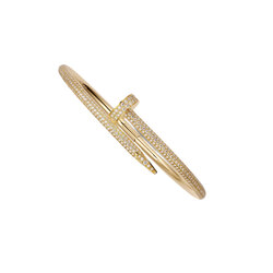 Gold Zirkon Çivi Bileklik 