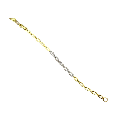 14K Zirkon Gold Bileklik 