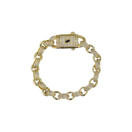 Monaco Chain Seri Yeni Sezon Model 14K Bileklik