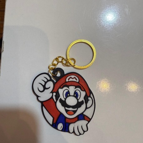 süper mario anahtarlık