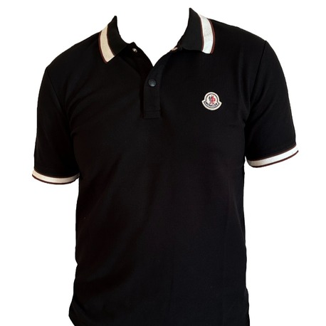 Moncler Siyah A++ Kalite Polo Yaka