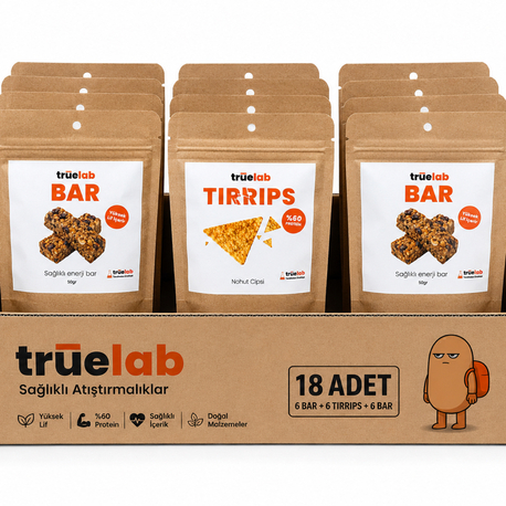 Truepack 18 Paket Atıştırmalık Öğünü