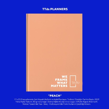 Peach | TTds Planners | Çok Yönlü Planlayıcı.