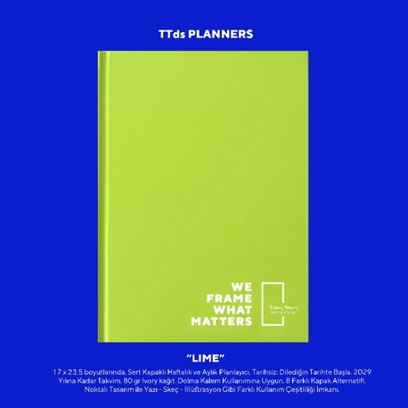 Lime | TTds Planners | Çok Yönlü Planlayıcı.
