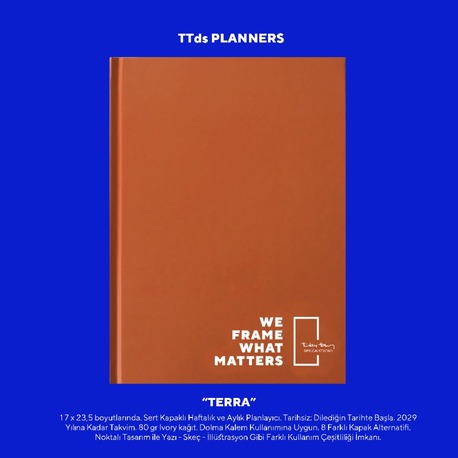 Terra | TTds Planners | Çok Yönlü Planlayıcı.
