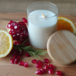 Bambu Kapaklı Soya Mumu