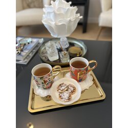 33*23 cm Gold Sunum Tepsisi