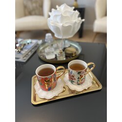 33*18 cm Gold Sunum Tepsisi