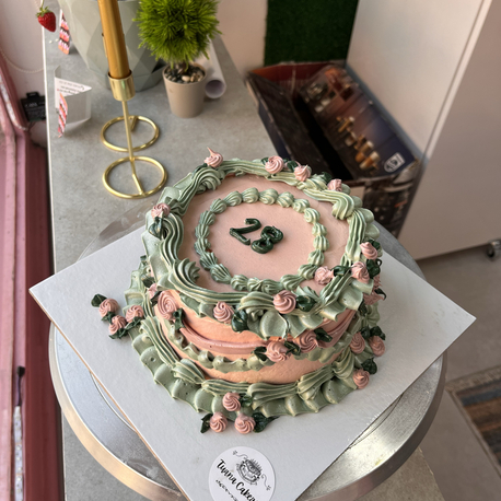 Green and Pink Vintage 