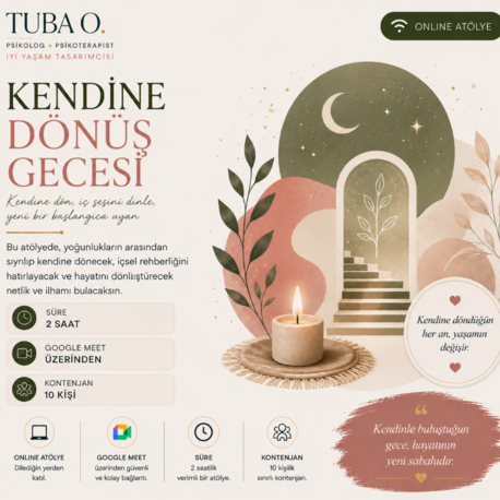 Kendine Dönüş Gecesi | Online Workshop