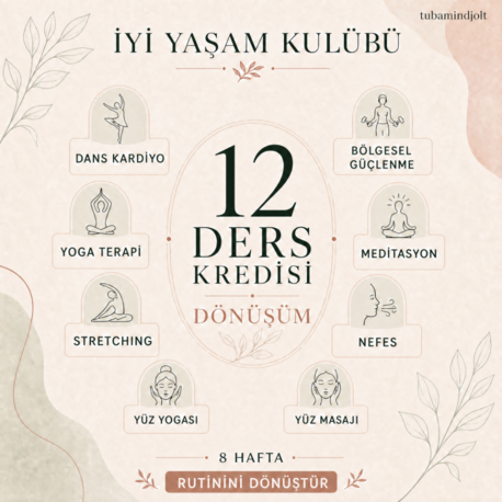 Dönüşüm Paketi 12 Kredi | İyi Yaşam Kulübü Paketleri
