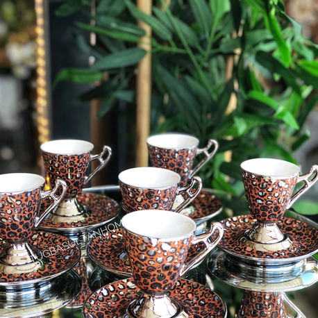 LEOPAR FİNCAN SETİ 