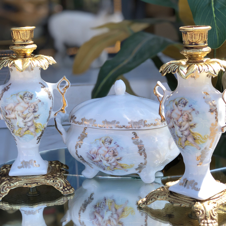 PORSELEN 3 LÜ SET 