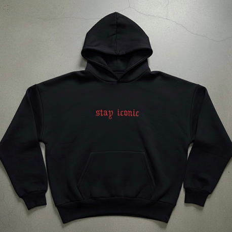 “STAY ICONIC” HOODIE