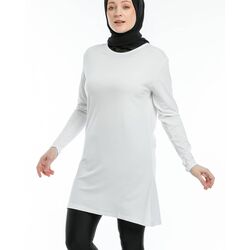 Uzun Kol Bisiklet Yaka Tunik