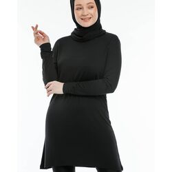 Uzun Kol Yarım Balıkçı Yaka Tunik