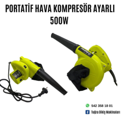 PORTATİF HAVA KOMPRESÖRÜ 500W