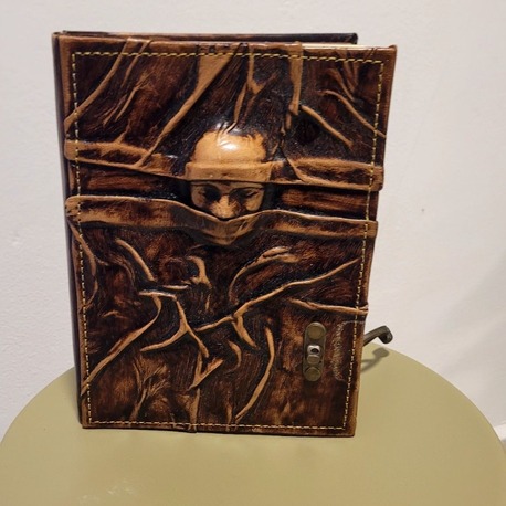 3 Boyutlu Deri Defter Sessiz Çığlık Ap-002