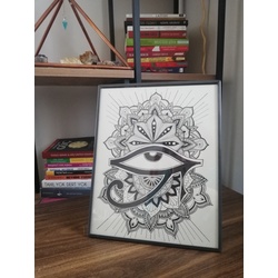 Horus’un gözü mandala 