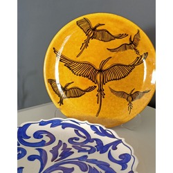 Turnalar desenli 18 cm'lik tabak