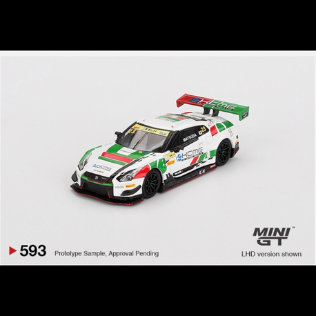 Mini Gt 593-Nissan GT-R NISMO GT3 #23 KCMG 2018 FIA GT World Cup Macau