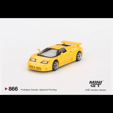 Mini Gt 866-Bugatti EB110 Super Sport Giallo Bugatti