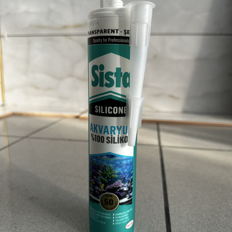 Sista Akvaryum Silikon Şeffaf