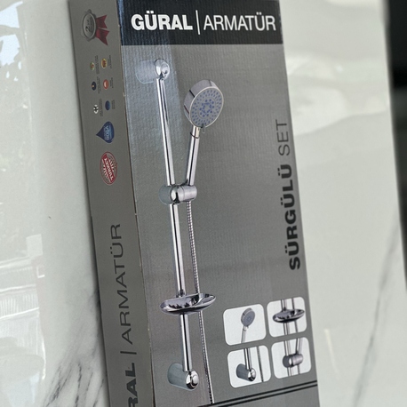 Güral Sürgülü Duş Seti