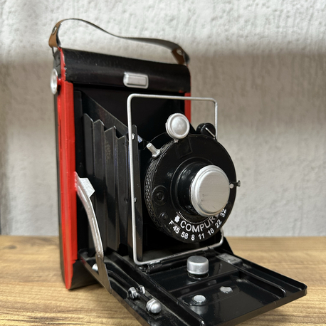 Kodak katlanır fotoğraf makinesi metal biblo