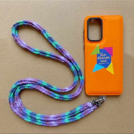 Telefon Askısı Herringbone - Mor
