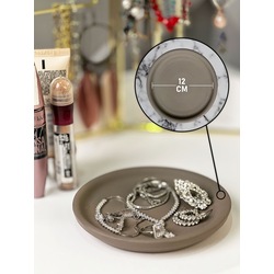 Vizon Çömlek Seramik Mini Tabak - Saksı, Mum, Takı, Organizer, Bardak Altı, Çok Amaçlı