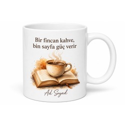 Ders Çalışırken Kahve İçenlere Özel Tasarım Kupa Bardak Hediye