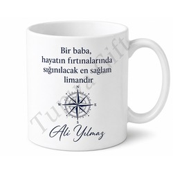 Süper Baba Yazılı Baskılı Kupa Bardak Babalar Günü Hediye Babaya Hediye