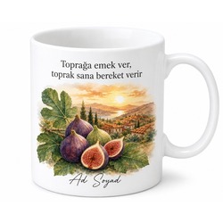 Aydın Buharkent İncir Bahçeleri Egenin Bereketi Kahve Kupası Hediye Bardak