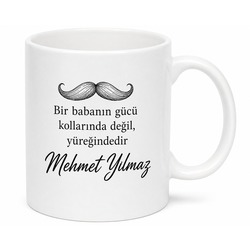 Benzersiz Baba Yazılı Özel Kupa Bardak Babalar Günü Hediyesi Baskılı