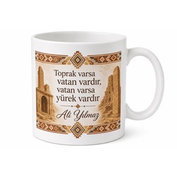 Güneydoğu Anadolu Memleket Temalı Kişiye Özel Baskılı Kupa Bardak Hediye