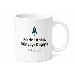 Girişimciye Asansör Konuşması Özgüven Kupa Yatırımcı Sunum Hediye Bardak