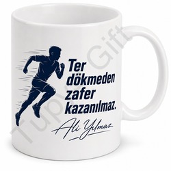 Sporcuya Hediye İsme Özel Baskılı Kupa Bardak Sporcu Hediyesi