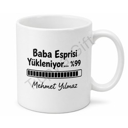 Baba Esprileri Yazılı Komik Tasarım Kupa Bardak Babalar Günü Hediye