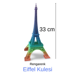 Rengarenk 33 Cm Eiffel Kulesi Dekoru – Eyfel Kulesi Minyatür Maketi