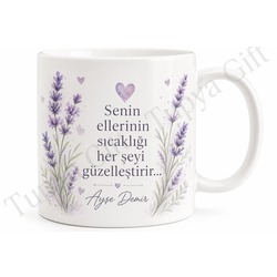 Babaanne İçin Mesajlı Hediyelik Baskılı Kupa Bardak Sevgi Hediyesi Porselen