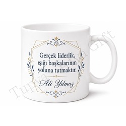 Müdür Yardımcısına Hediye Baskılı Kupa Bardak Özel Tasarım Porselen