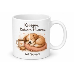 Köpeğim, Kafvem, Huzurum Temalı Kupa Bardak Hediye