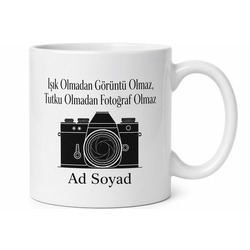 Shoot People For A Living Fotoğrafçılara Özel Tasarım Porselen Kupa Bardak Hediye