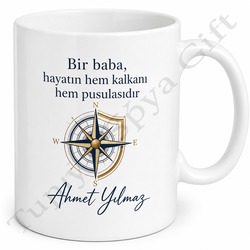 Dünyanın En İyi Babası Yazılı Baskılı Kupa Bardak Babalar Günü Hediye