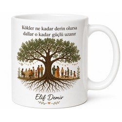 Akraba Toplantısı Temalı Baskılı Kupa Bardak Aile Hediye Hatıra
