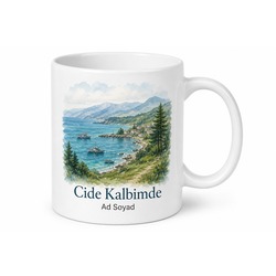 Cide Karadeniz Ruhu Kastamonu Hatırası Kupa Bardak Hediye Porselen
