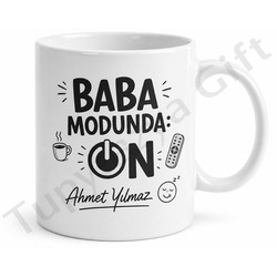 Baba Modunda Yazılı Komik Kupa Bardak Babalar Günü Özel Hediye